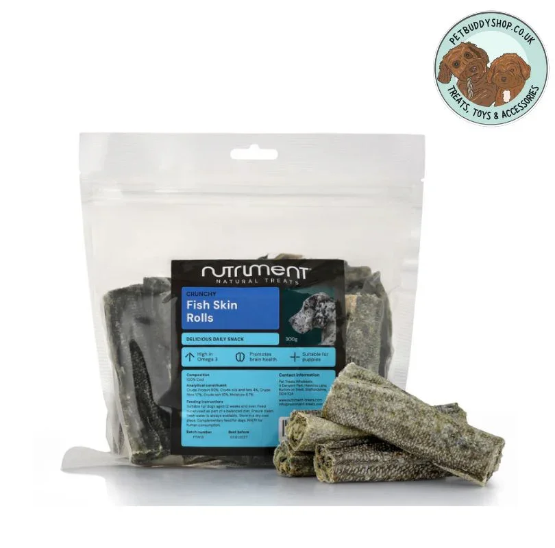 fish skins rolls dog treat